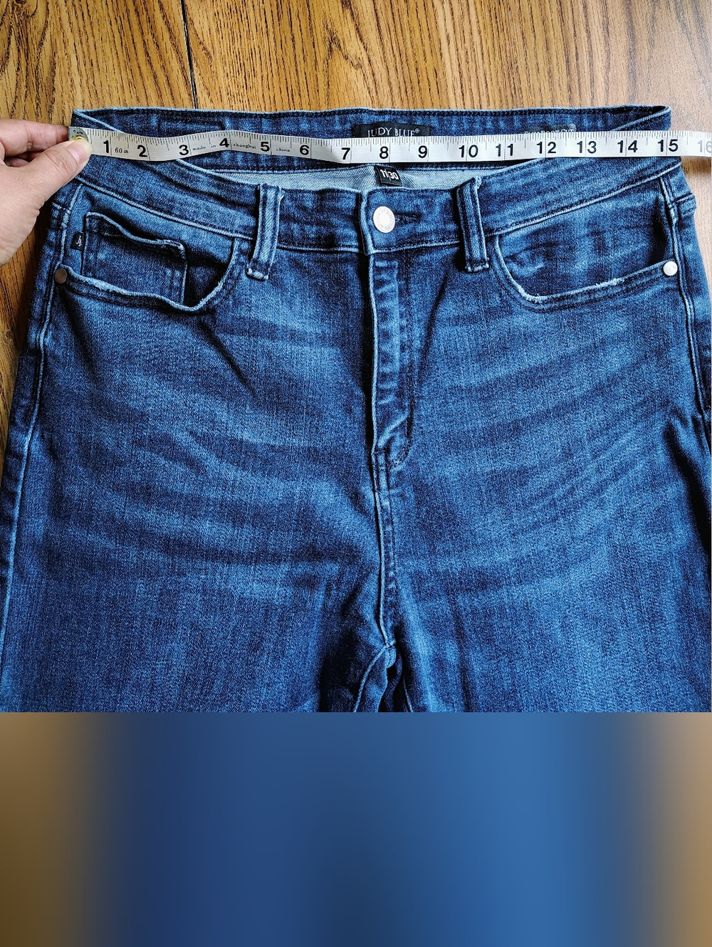 Judy Blue Women's Slim Bootcut Jeans Mid-Rise Dark Blue Stretch sz 30. - Picture 9 of 16